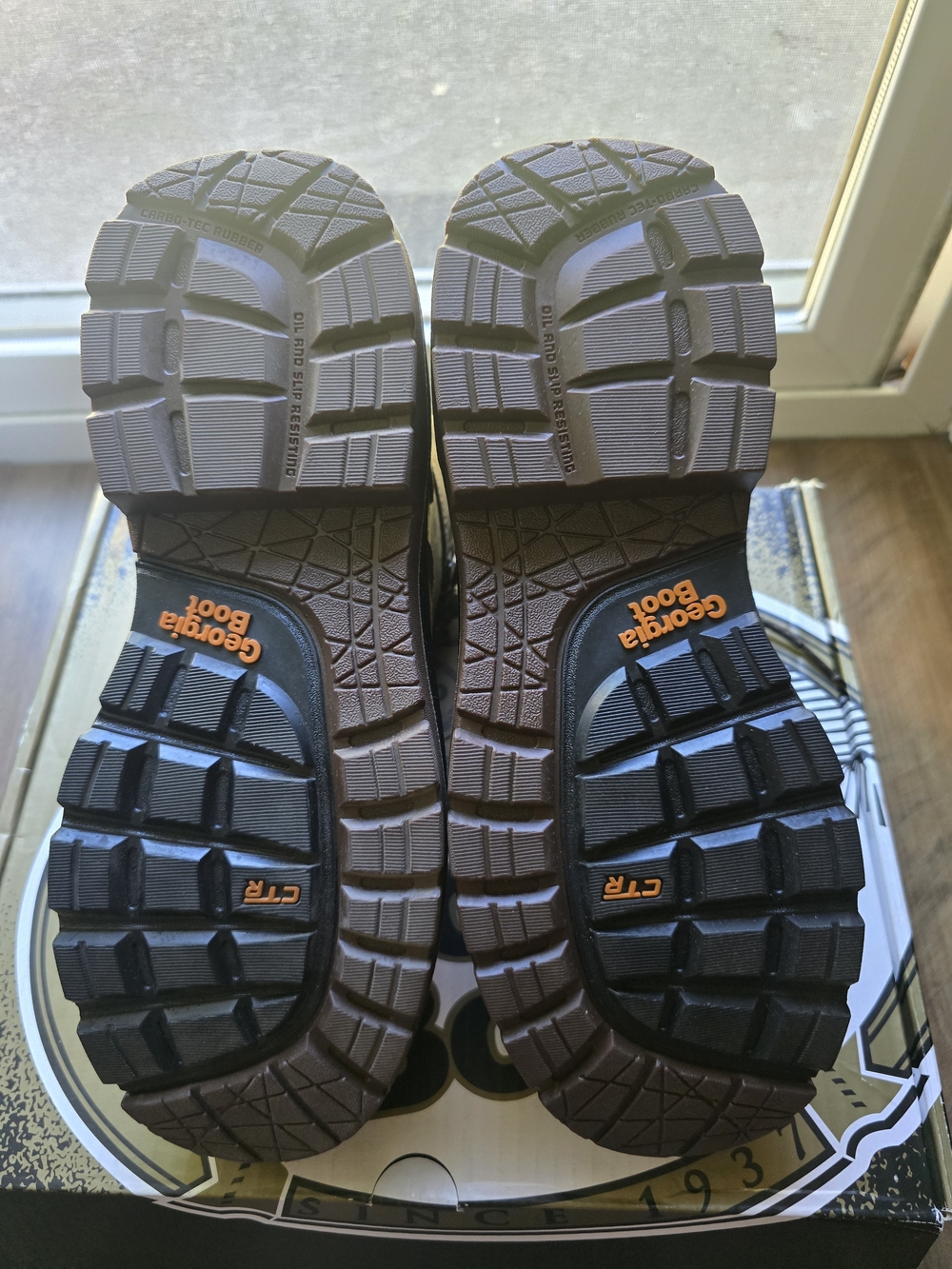 Georgia Boot Men's AMP LT Edge Waterproof Work Boots - Picture 5 of 7